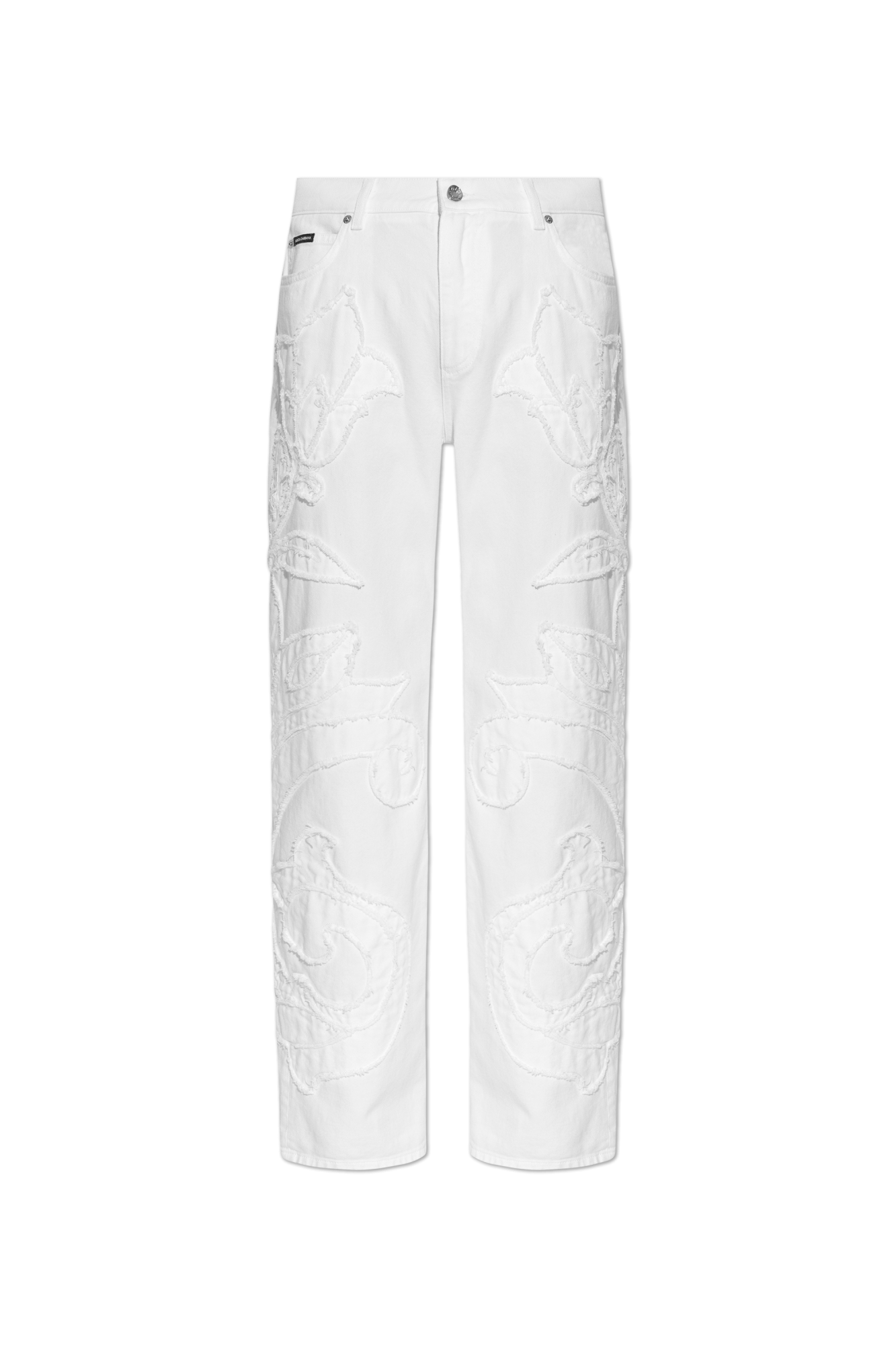 White Jeans with stitching Dolce & Gabbana - Vitkac Italy